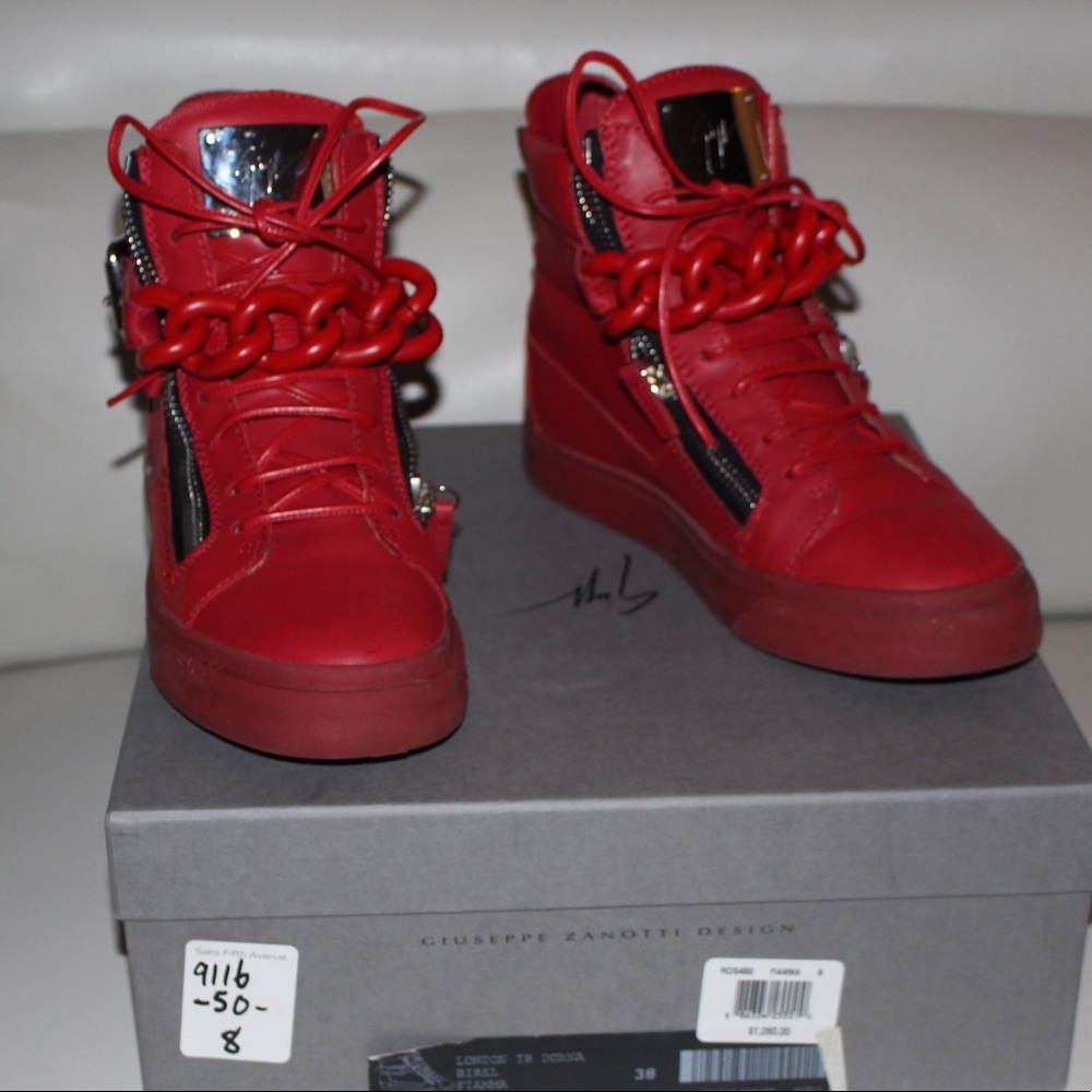 Giuseppe Zanotti Red Sneaker